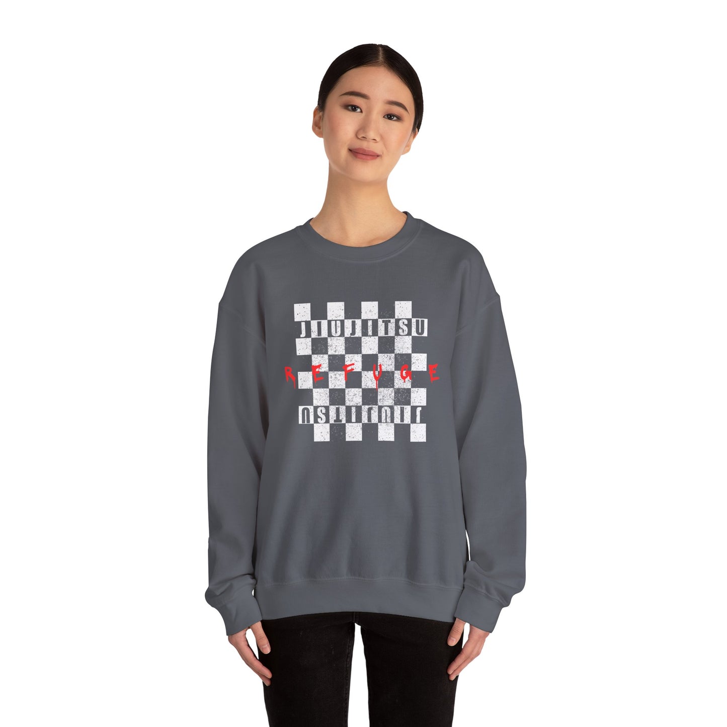 Refuge Checkered Crewneck
