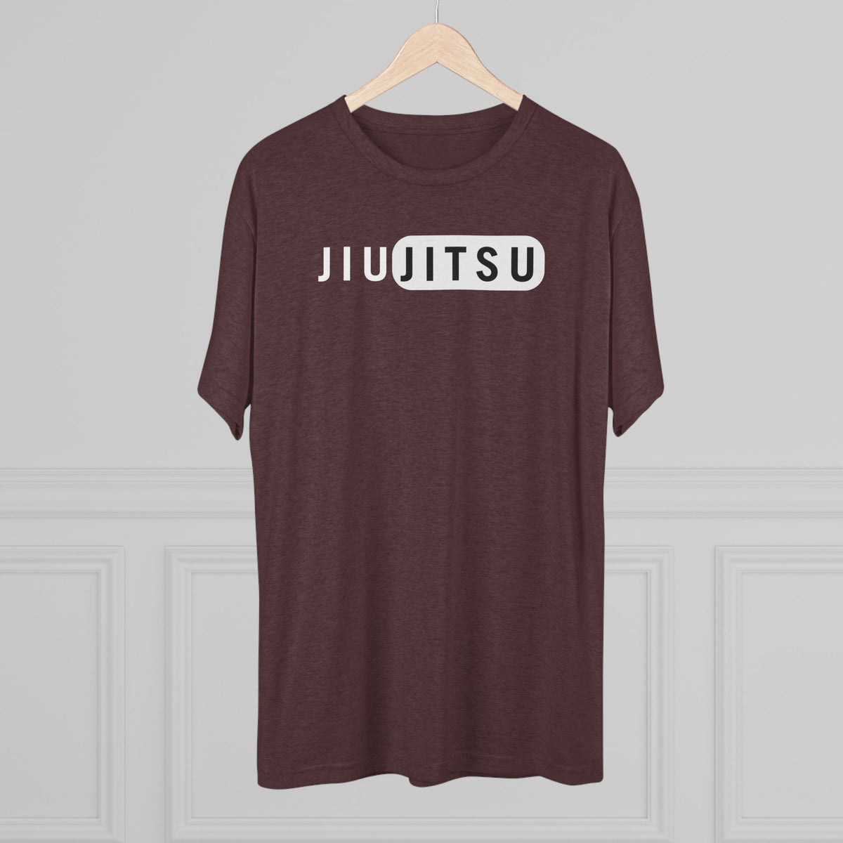 Jiu Jitsu Red Box Tri-Blend Tee - Dark (Red/Black Edition)