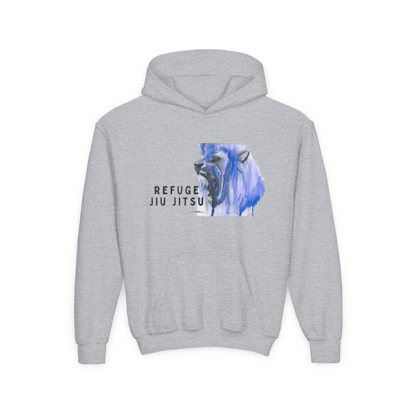 Fearless Lion - Refuge Jiu Jitsu Youth Hoodie