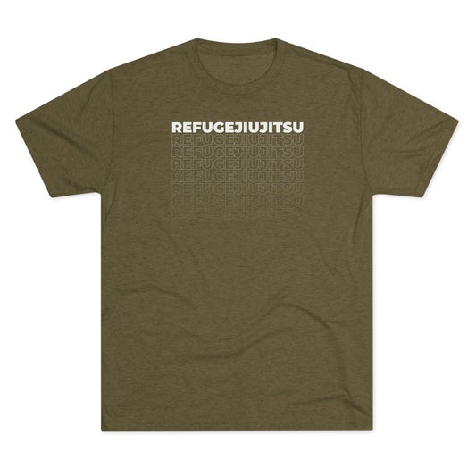 REFUGEJIUJITSU Fade Tri-Blend Tee - Dark
