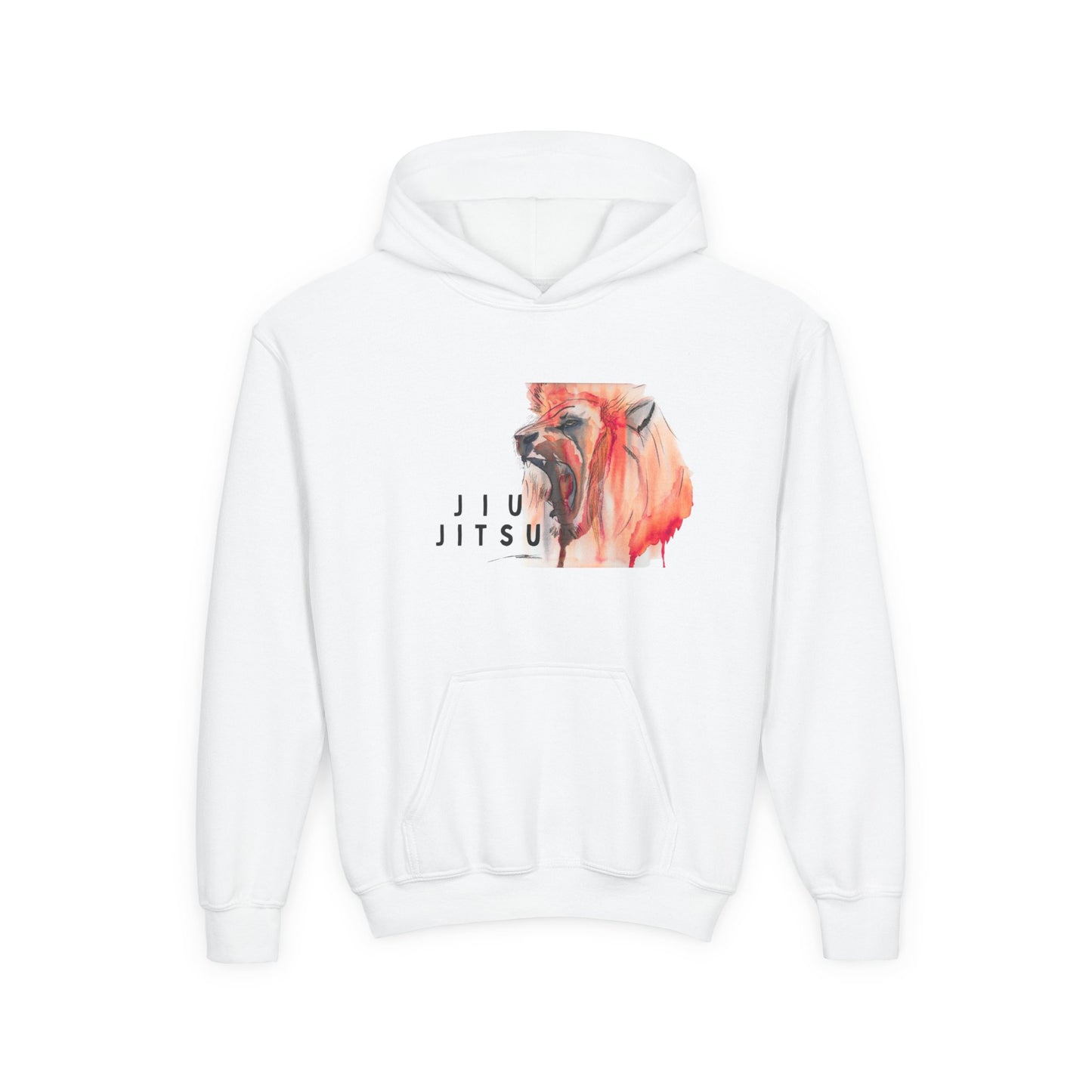 Fearless Lion - Jiu Jitsu Lion Youth Hoodie