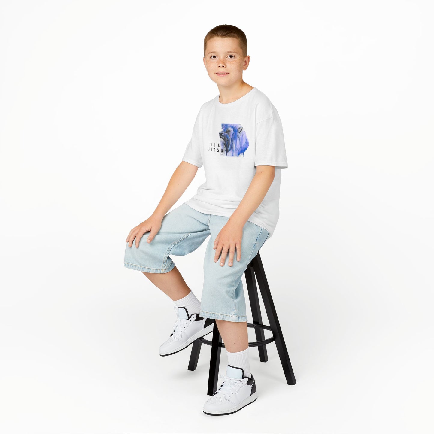 Fearless Lion - Jiu Jitsu Kids Shirt