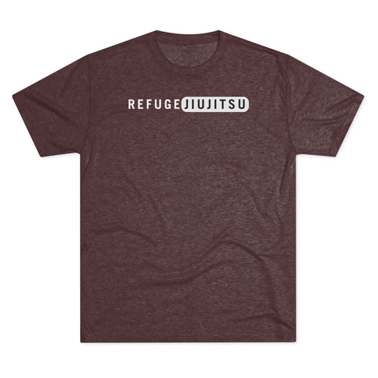 Refuge Jiu Jitsu Red Box Tri-Blend Tee - Dark (Red/Black Edition)