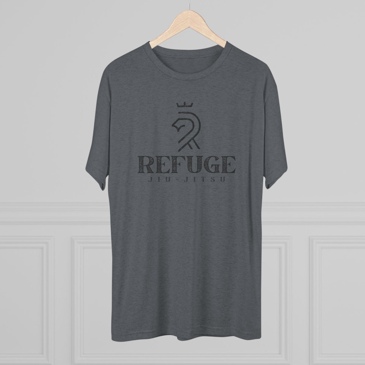 Refuge Lion Stacked Tri-Blend Tee