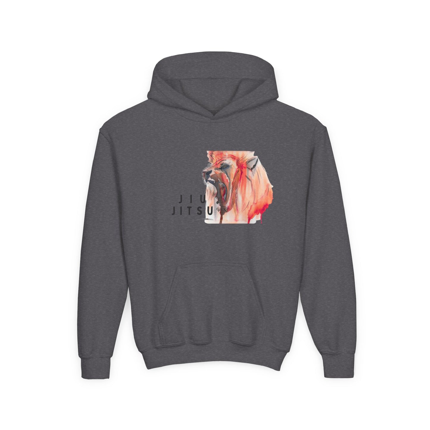 Fearless Lion - Jiu Jitsu Lion Youth Hoodie