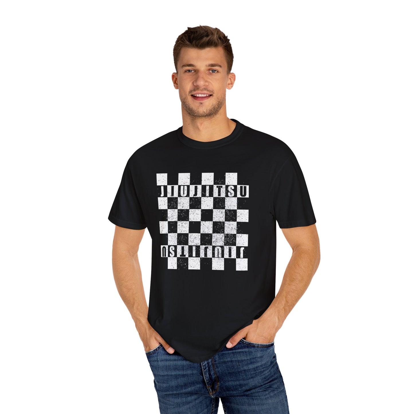 Jiu Jitsu Checkered T-shirt