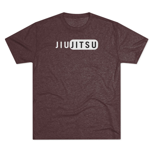 Jiu Jitsu Red Box Tri-Blend Tee - Dark (Red/Black Edition)