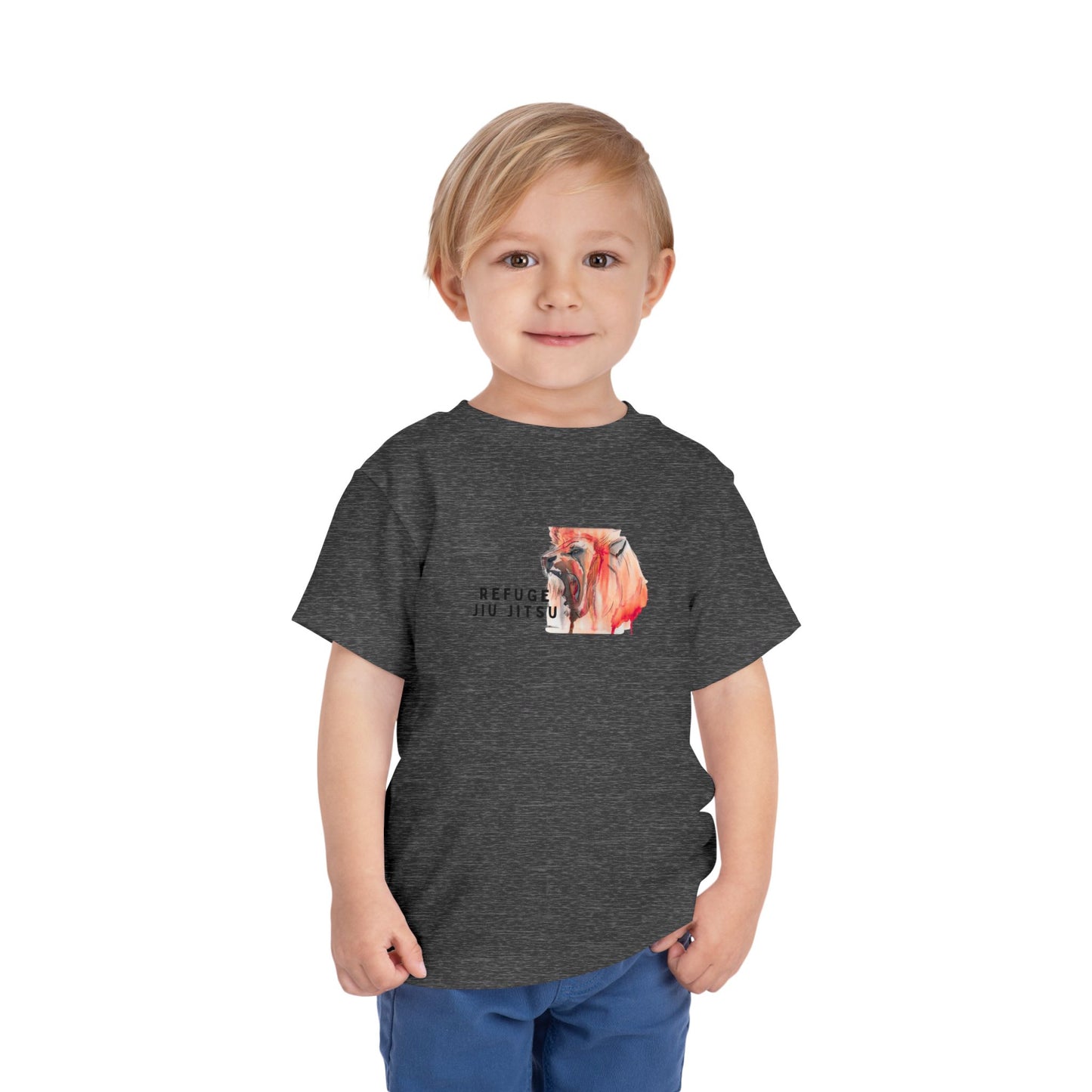 Fearless Lion - Refuge Jiu Jitsu Toddler Shirt
