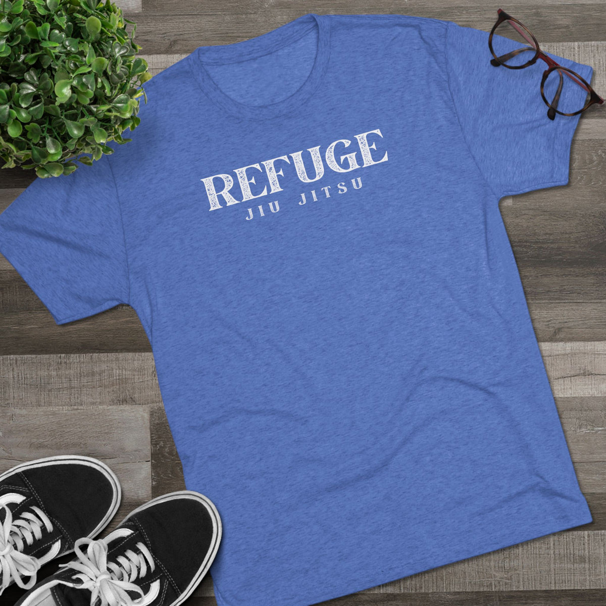 Refuge Serif Tri-Blend Tee - Dark