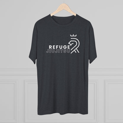 Refuge Jiu Jitsu Lion Logo Tri-Blend Tee - Dark