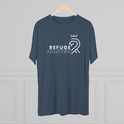 Refuge Jiu Jitsu Lion Logo Tri-Blend Tee - Dark