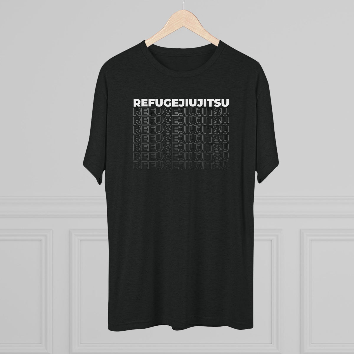 REFUGEJIUJITSU Fade Tri-Blend Tee - Dark