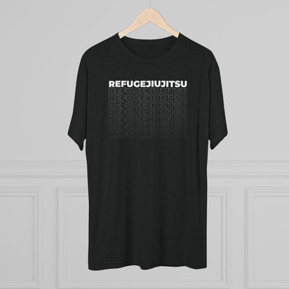 REFUGEJIUJITSU Fade Tri-Blend Tee - Dark