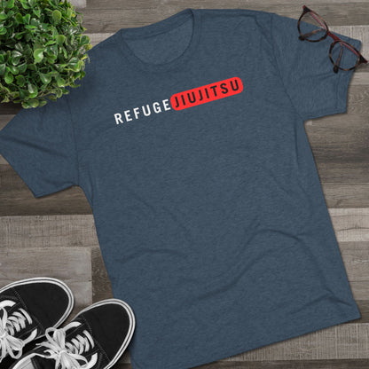 Refuge Jiu Jitsu Red Box Tri-Blend Tee - Dark