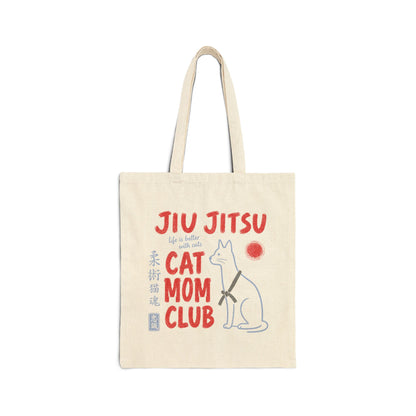 Jiu Jitsu Cat Mom Club Tote