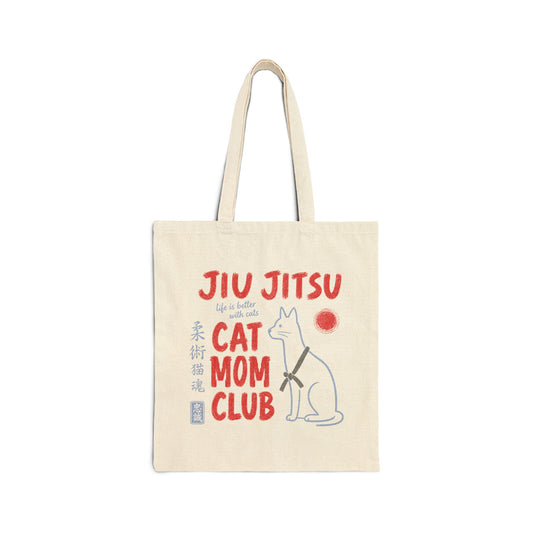 Jiu Jitsu Cat Mom Club Tote