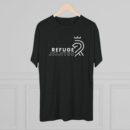 Refuge Jiu Jitsu Lion Logo Tri-Blend Tee - Dark