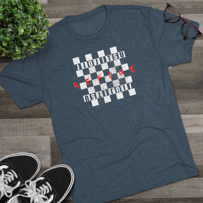 Refuge Checkered Tri-Blend Tee - Dark