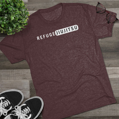 Refuge Jiu Jitsu Red Box Tri-Blend Tee - Dark (Red/Black Edition)