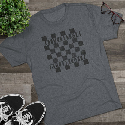Jiu Jitsu Checkered Tri-Blend Tee
