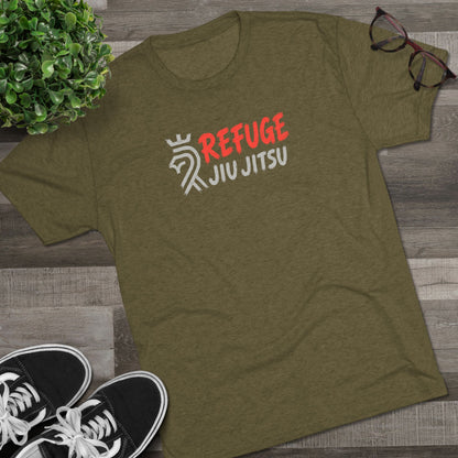Jiu Jitsu Dog Mom Club Tri-Blend Tee - Dark