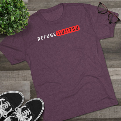 Refuge Jiu Jitsu Red Box Tri-Blend Tee - Dark