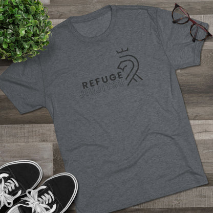 Refuge Jiu Jitsu Lion Logo Tri-Blend Tee