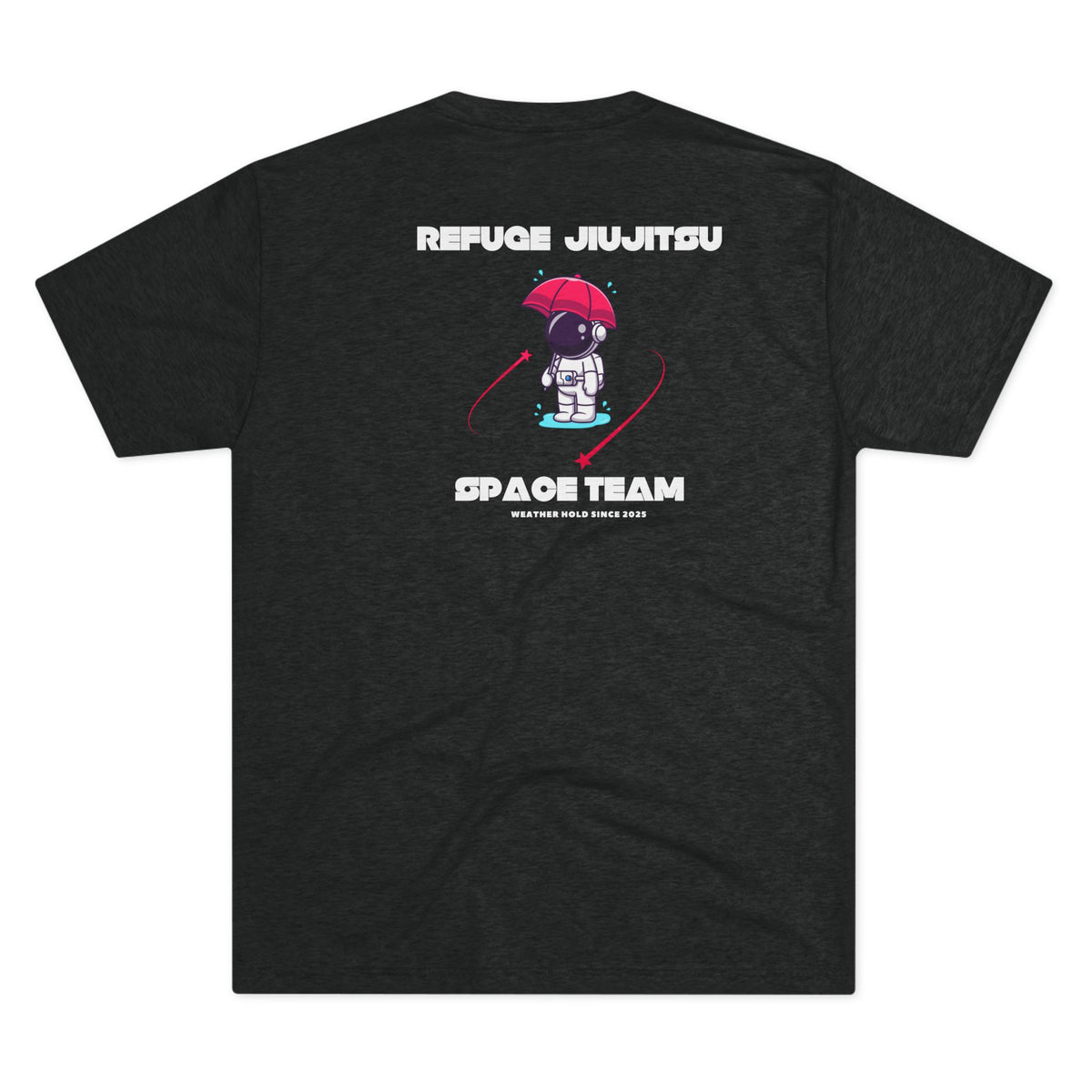 Refuge Jiu Jitsu Space Team Tri-Blend Tee - Dark
