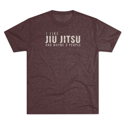 I Like Jiu Jitsu Tri-Blend Tee - Dark