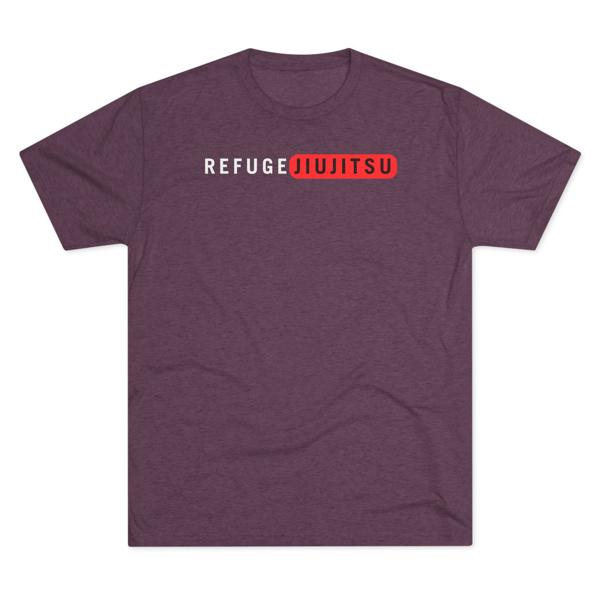 Refuge Jiu Jitsu Red Box Tri-Blend Tee - Dark