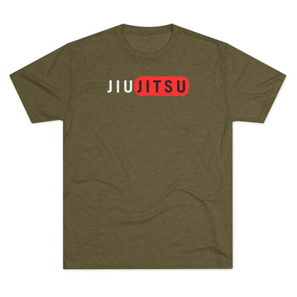 Jiu Jitsu Red Box Tri-Blend Tee - Dark