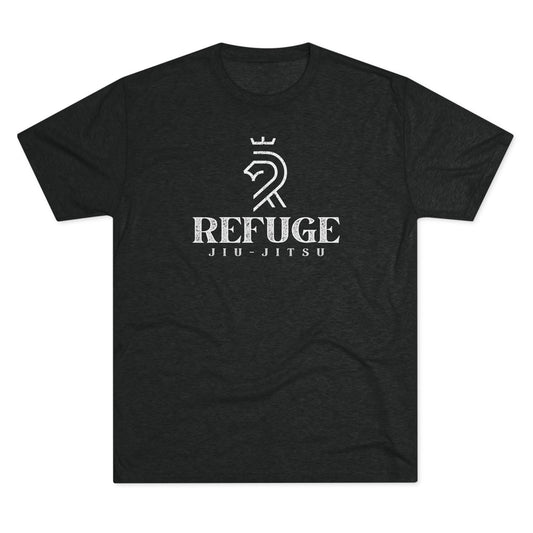 Refuge Lion Stacked Tri-Blend Tee - Dark