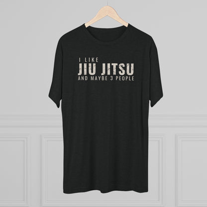 I Like Jiu Jitsu Tri-Blend Tee - Dark