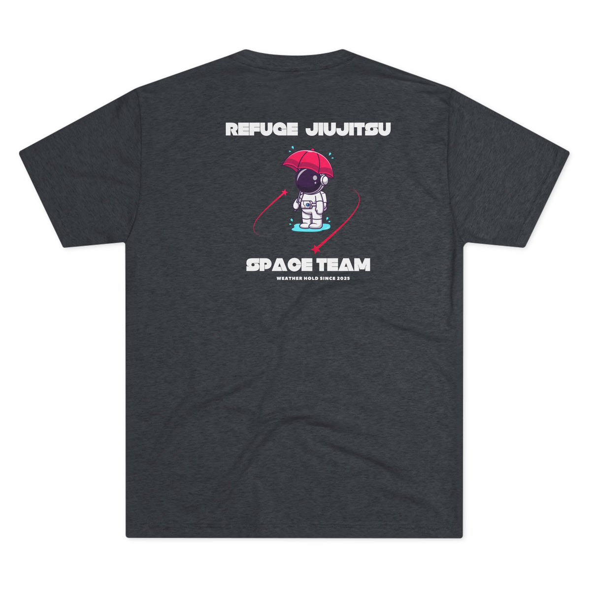 Refuge Jiu Jitsu Space Team Tri-Blend Tee - Dark