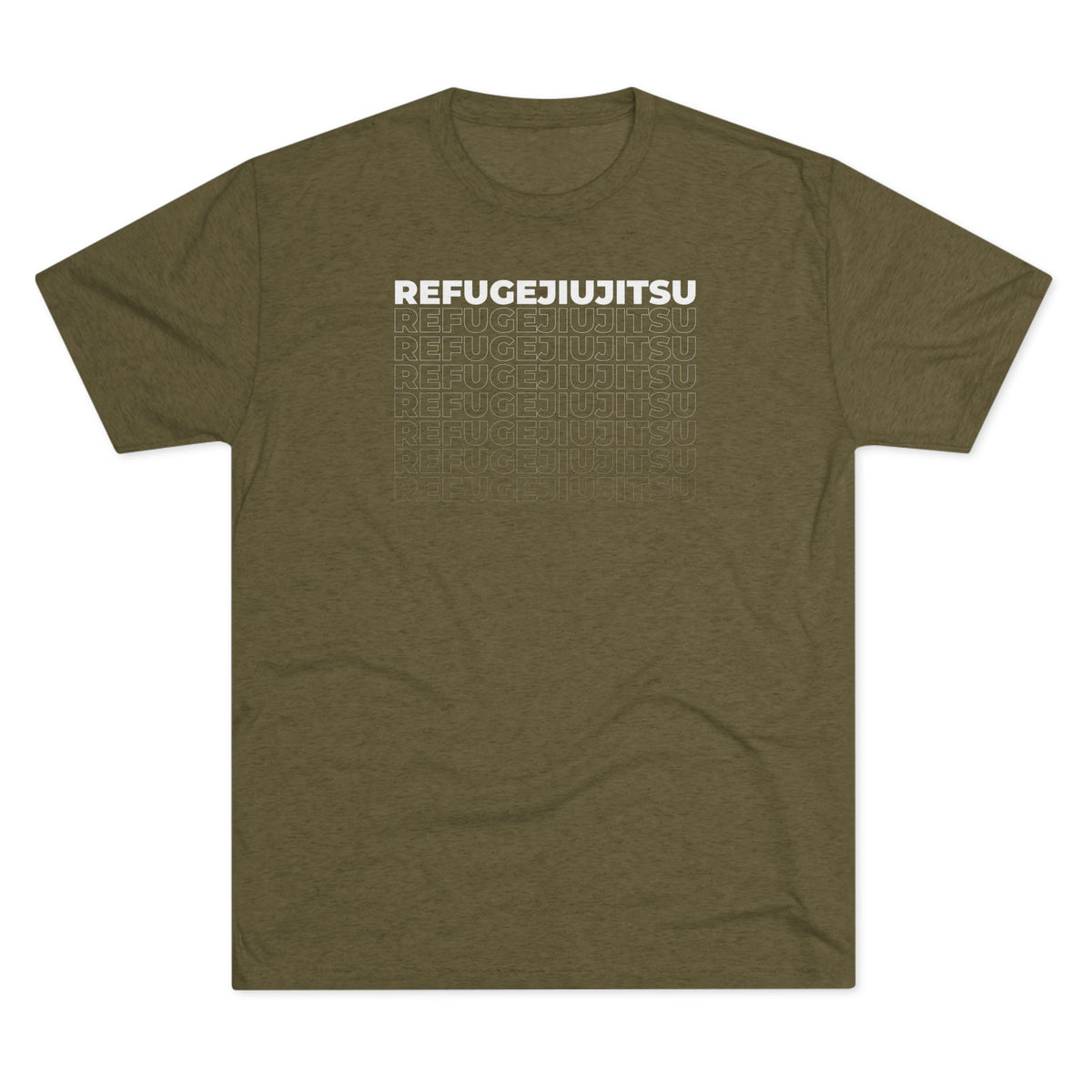REFUGEJIUJITSU Fade Tri-Blend Tee - Dark