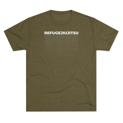 REFUGEJIUJITSU Fade Tri-Blend Tee - Dark