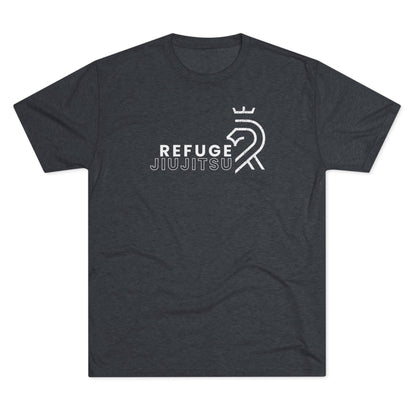 Refuge Jiu Jitsu Lion Logo Tri-Blend Tee - Dark