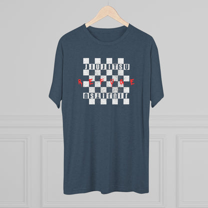 Refuge Checkered Tri-Blend Tee - Dark