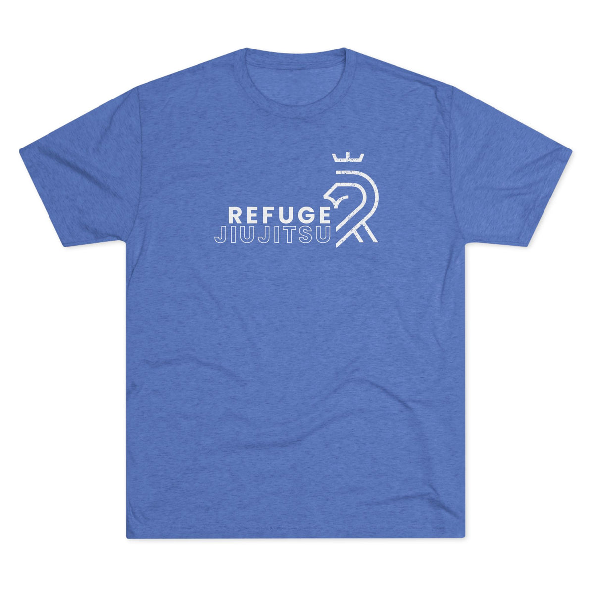 Refuge Jiu Jitsu Lion Logo Tri-Blend Tee - Dark