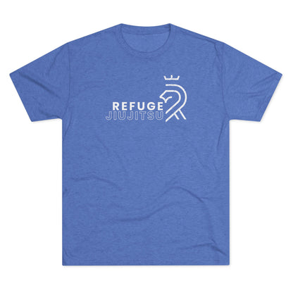 Refuge Jiu Jitsu Lion Logo Tri-Blend Tee - Dark