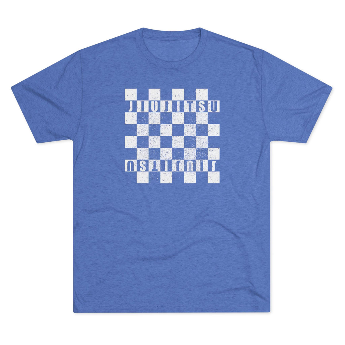 Jiu Jitsu Checkered Tri-Blend Tee - Dark