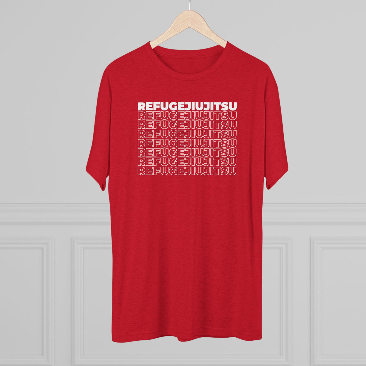REFUGEJIUJITSU Fade Tri-Blend Tee - Dark (Bold Edition)