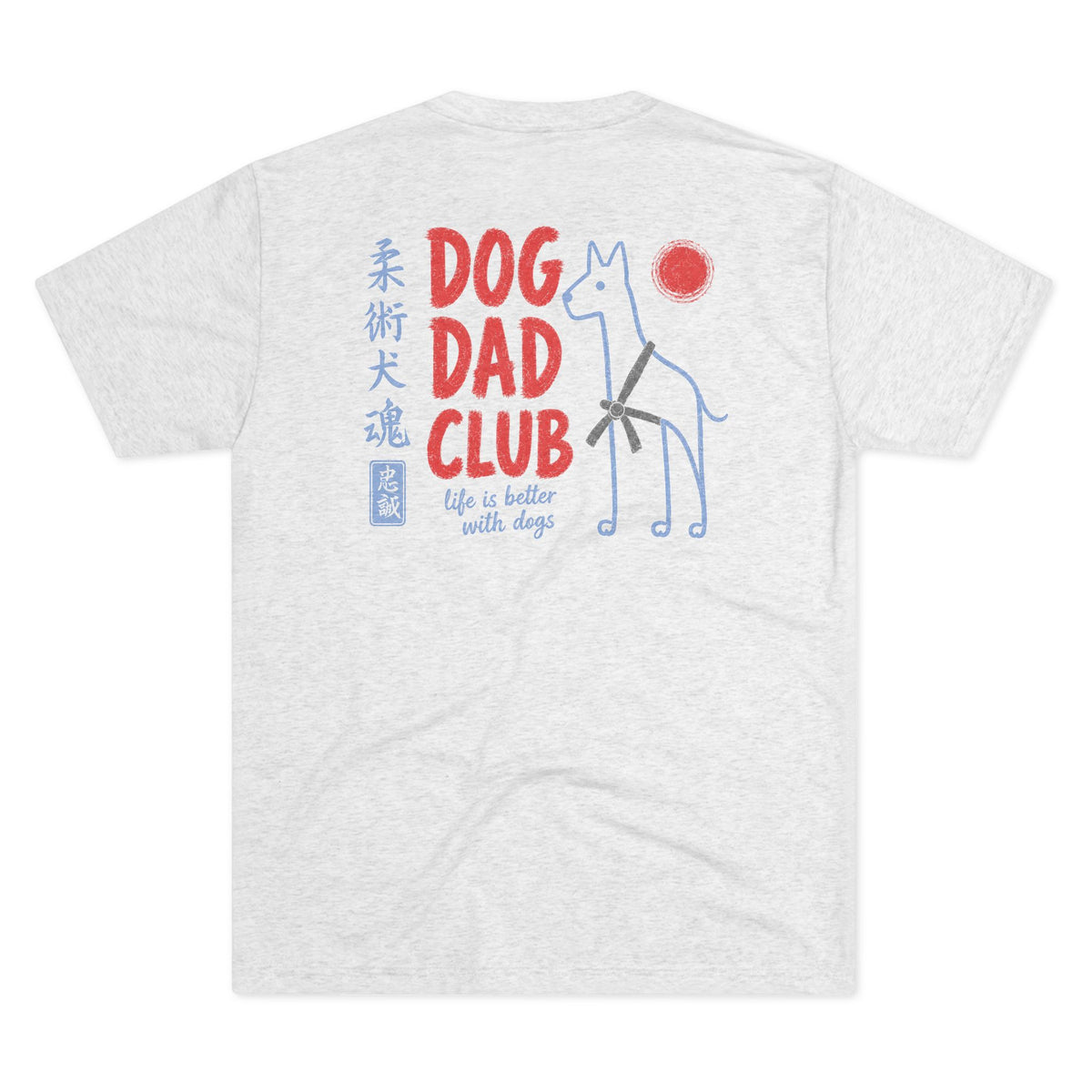 Jiu Jitsu Dog Dad Club Tri-Blend Tee