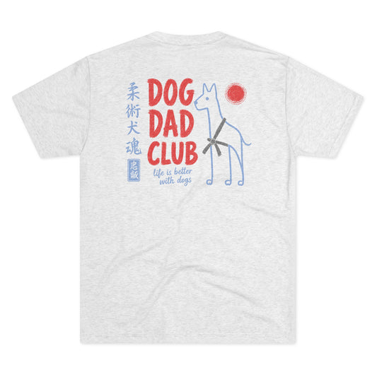 Jiu Jitsu Dog Dad Club Tri-Blend Tee