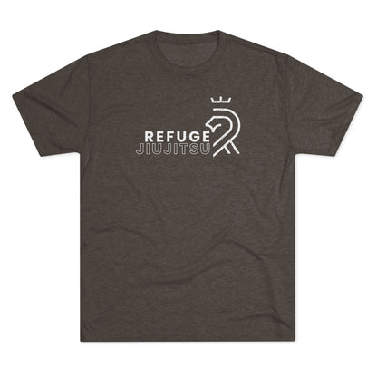Refuge Jiu Jitsu Lion Logo Tri-Blend Tee - Dark