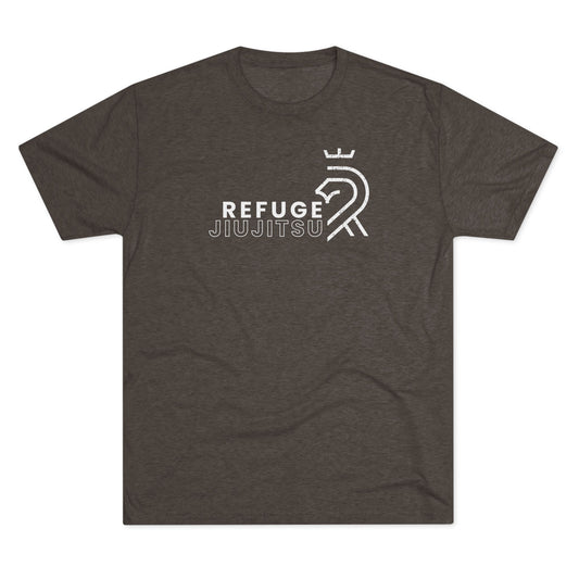 Refuge Jiu Jitsu Lion Logo Tri-Blend Tee - Dark