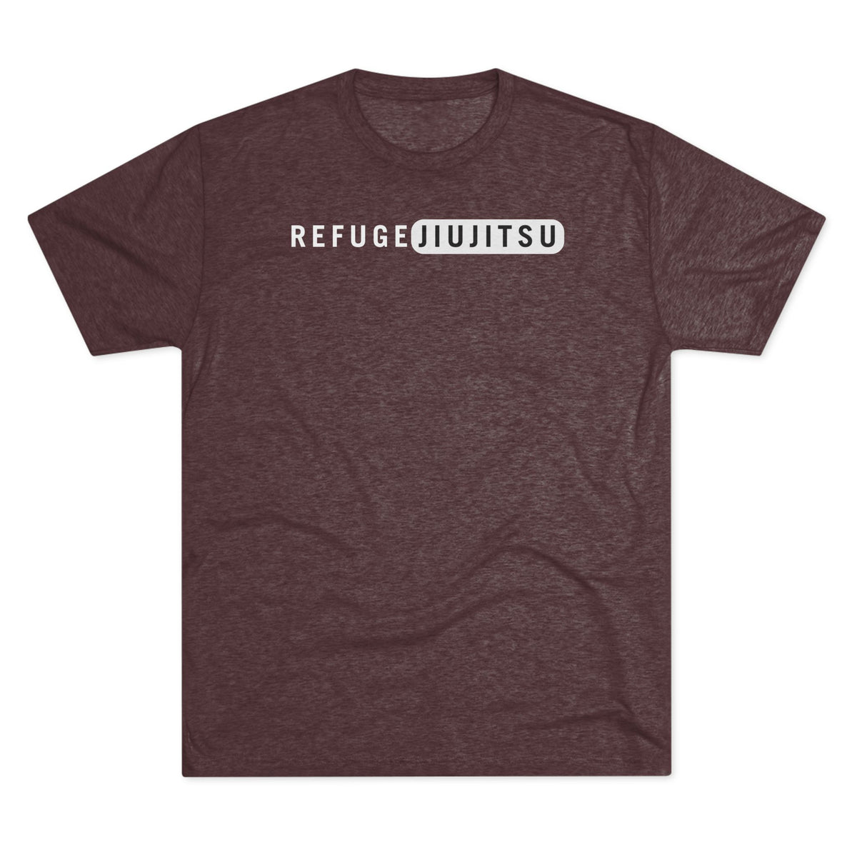 Refuge Jiu Jitsu Red Box Tri-Blend Tee - Dark (Red/Black Edition)