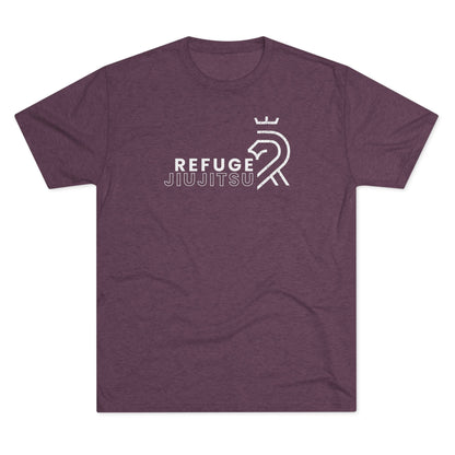 Refuge Jiu Jitsu Lion Logo Tri-Blend Tee - Dark