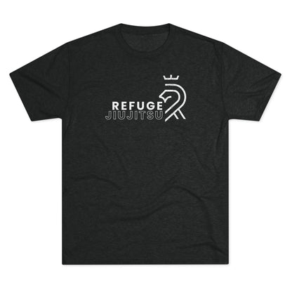 Refuge Jiu Jitsu Lion Logo Tri-Blend Tee - Dark