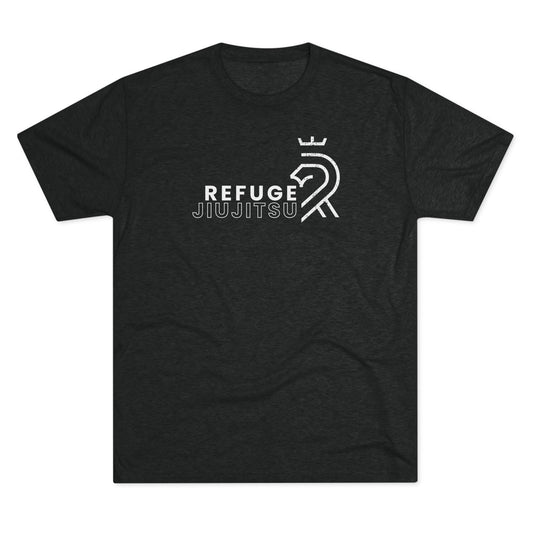 Refuge Jiu Jitsu Lion Logo Tri-Blend Tee - Dark
